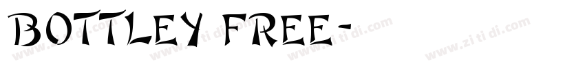 Bottley Free字体转换